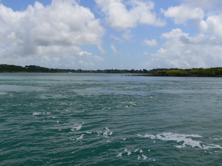 Les courants dans le golf du Morbihan peuvent atteindre 9 noeuds